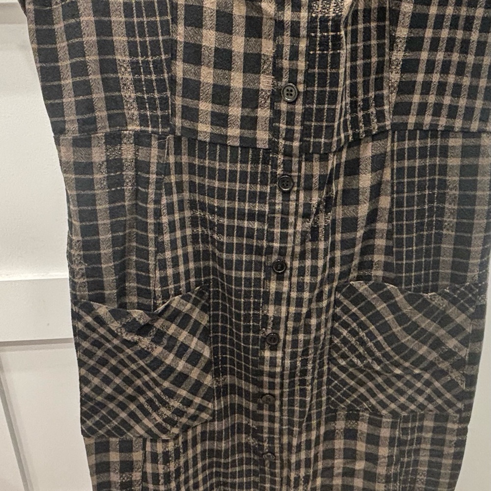 Plaid Sleeveless Dress - Picture 6 of 12